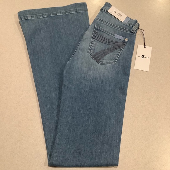 7 For All Mankind Denim - 7 For All Mankind Jeans 24X35 Dojo Alta Blue! NWT